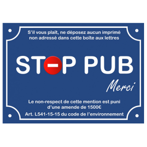 STOP PUB « signalétique »